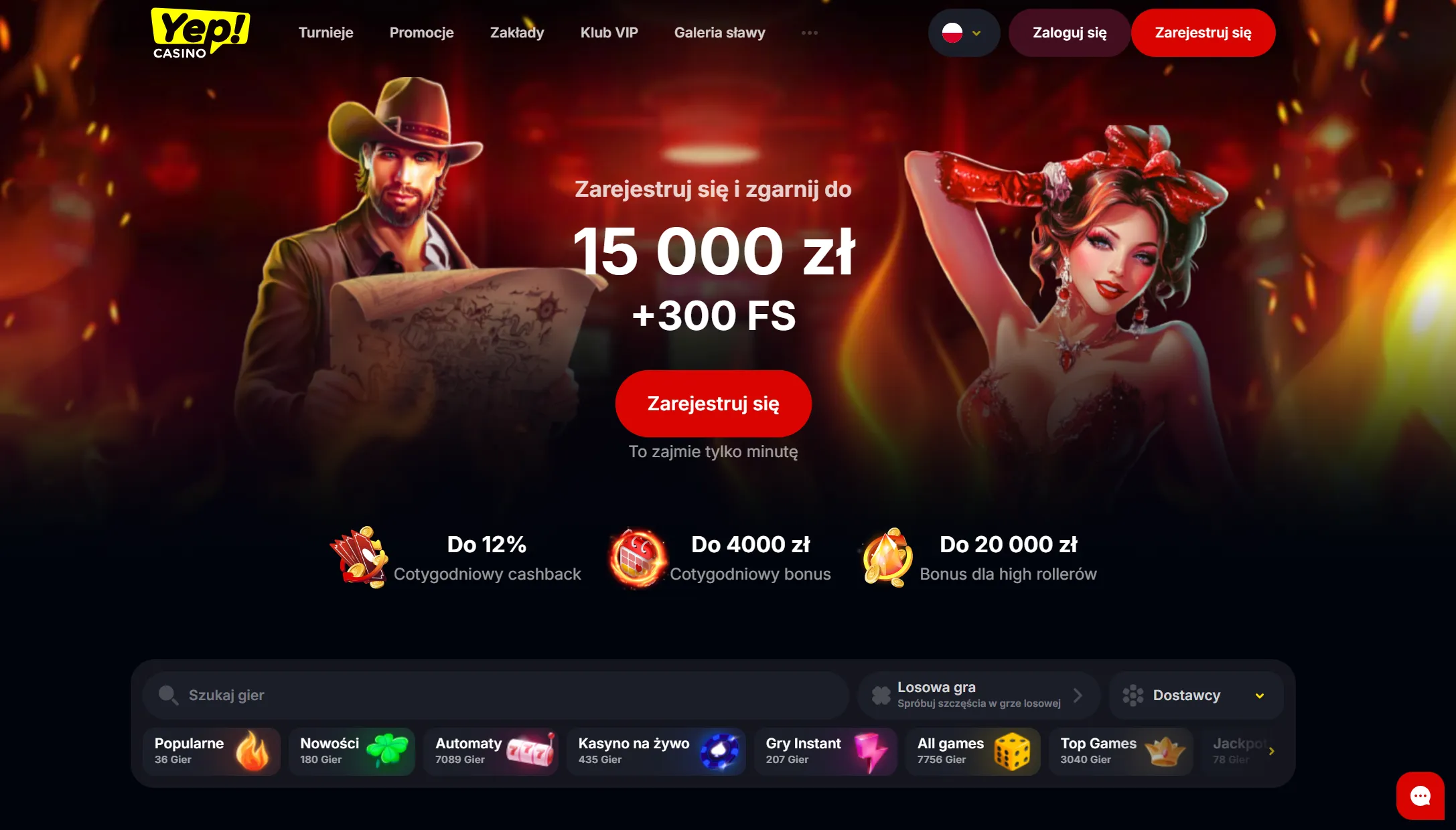 Yep Casino no deposit bonus codes – bonus bez depozytu 2026 i free spiny